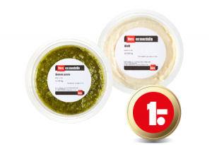 groene pesto aioli of tapenade