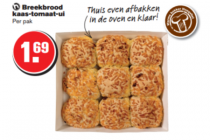 breekbrood kaas ui tomaat