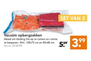 vacuum opbergzakken