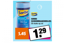 sorbo schoonmaakdoekjes