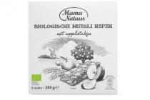 mama natuur biologische mueslirepen met appelstukjes