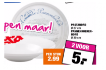 pasta  of pannenkoekenbord