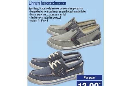 linnen herenschoenen