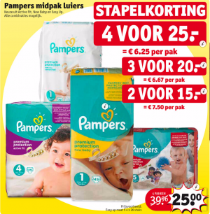 pampers midpak luiers
