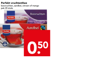 perfekt vruchten thee