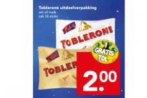 toblerone uitdeelverpakking