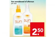 sun zonnebrand of aftersun