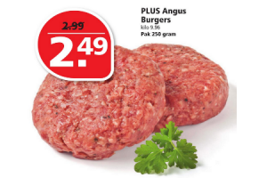 plus angus burgers