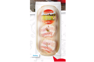 geitenkaas met spek