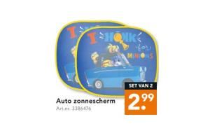 minions auto zonnescherm