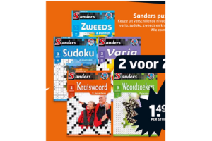 sanders puzzelboekje