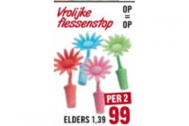 vrolijke flessenstop