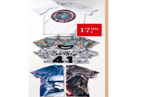 t shirt diverse kleuren en prints