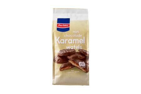 perfekt mini chocolade karamelwafels