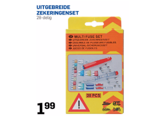 uitgebreide zekeringenset