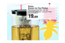 simax glazen ice tea pitcher