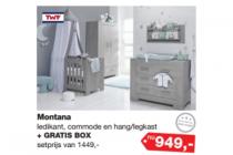montana ledikant commode en hanglegkast