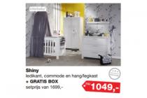 shiny ledikant commode en hanglegkast plus gratis box