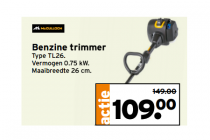 benzine trimmer type tl26