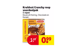 kruidvat crunchy reep voordeelpak