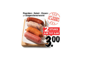 paarden  ketel  ossen  of slagersleverworst