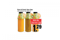 pure  fresh vers sap