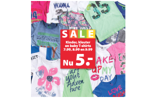 kinder kleuter en baby t shirts