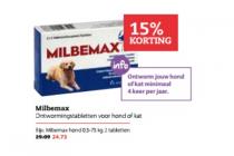 milbemax ontwormingstabletten voor hond en kat