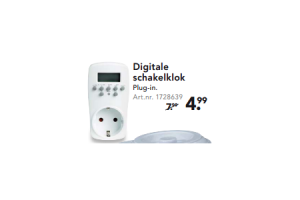 digitale schakelklok