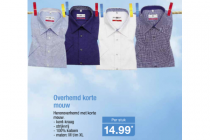 overhemd korte mouw