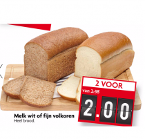 melk wit of fijn volkoren