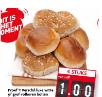 proef t verschil luxe witte of grof volkoren bollen