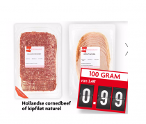 hollandse cornedbeef of kipfilet naturel