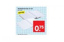 notitieboek lijn of ruit