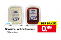 shoarma  of knofl ooksaus