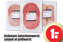 ardenner boterhamworst salami en grillworst