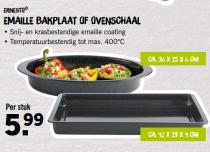 emaille bakplaat of ovenschaal
