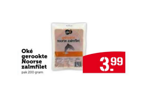 oke gerookte noorse zalmfilet