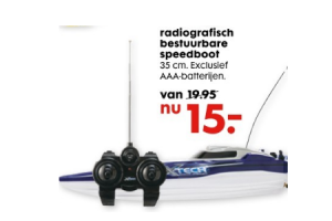 radiografisch bestuurbare speedboot