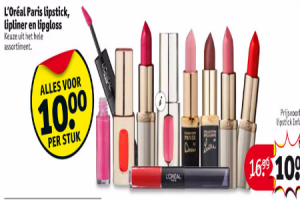 loreal paris lipstick lipliner en lipgloss