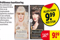 loreal preference haarkleuring