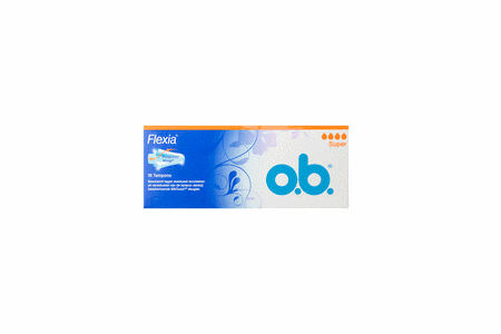 o.b. tampons flexia super