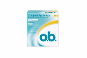 o.b. tampons compact applicator normal