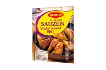 maggi in de pan sauzen sticky sweet bbq