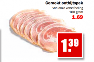 gerookt ontbijtspek