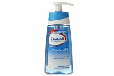 clearasil stayclear gel wash