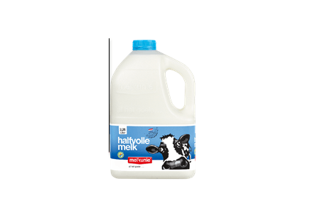 halfvolle melk can