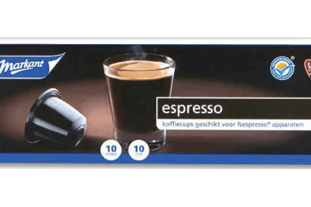 markant koffiecups espresso