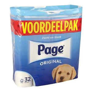 page zacht  sterk toiletpapier