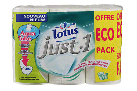 lotus toiletpapier just one